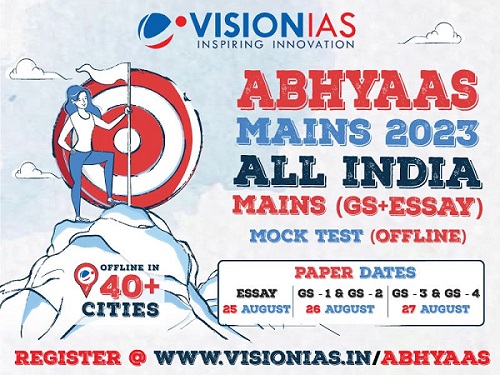 Achieve Excellence in UPSC Mains 2023 with VisionIAS Abhyaas Mains